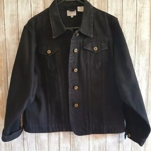 WILL SMITH COLLECTION BLACK DEMIN JEAN JACKET  XL